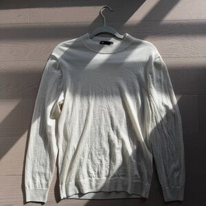 Loro Piana Men's Off-White Crewneck Sweater